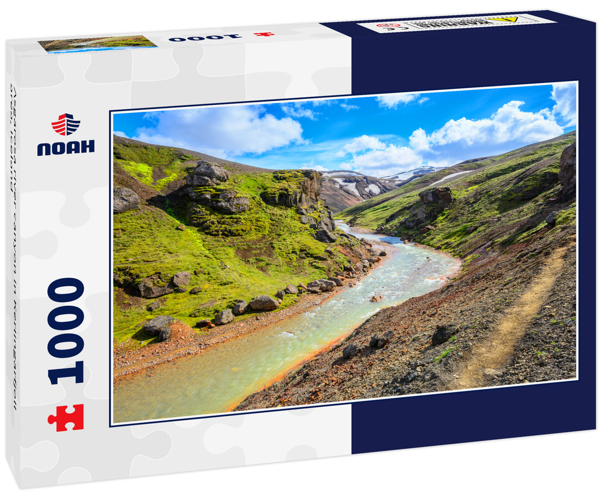 Asgarosa river canyon in Kerlingarfjoll area, Iceland