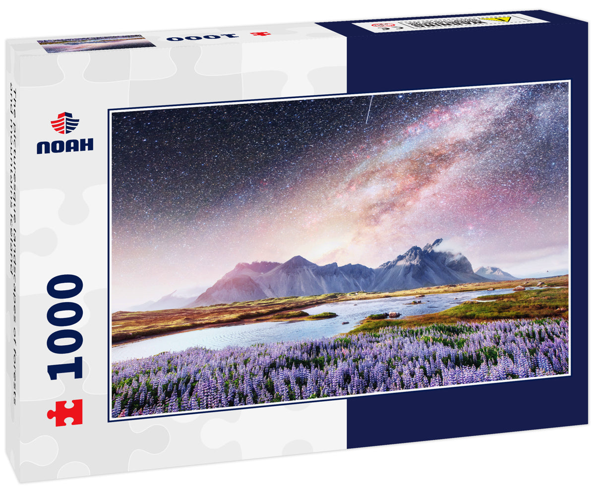 The picturesque landscapes of forests and mountains Iceland