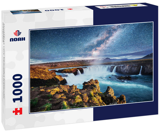 Hodafoss very beautiful Icelandic waterfall