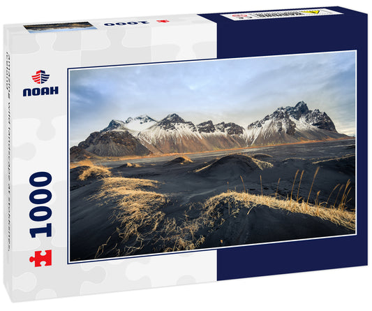 amazing wild landscape at stokksnes, iceland