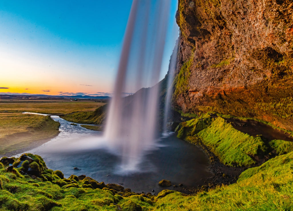 Seljalandsfoss Waterfall In Iceland