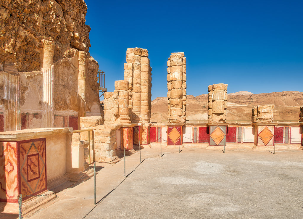 The palace of King Herod's Masada