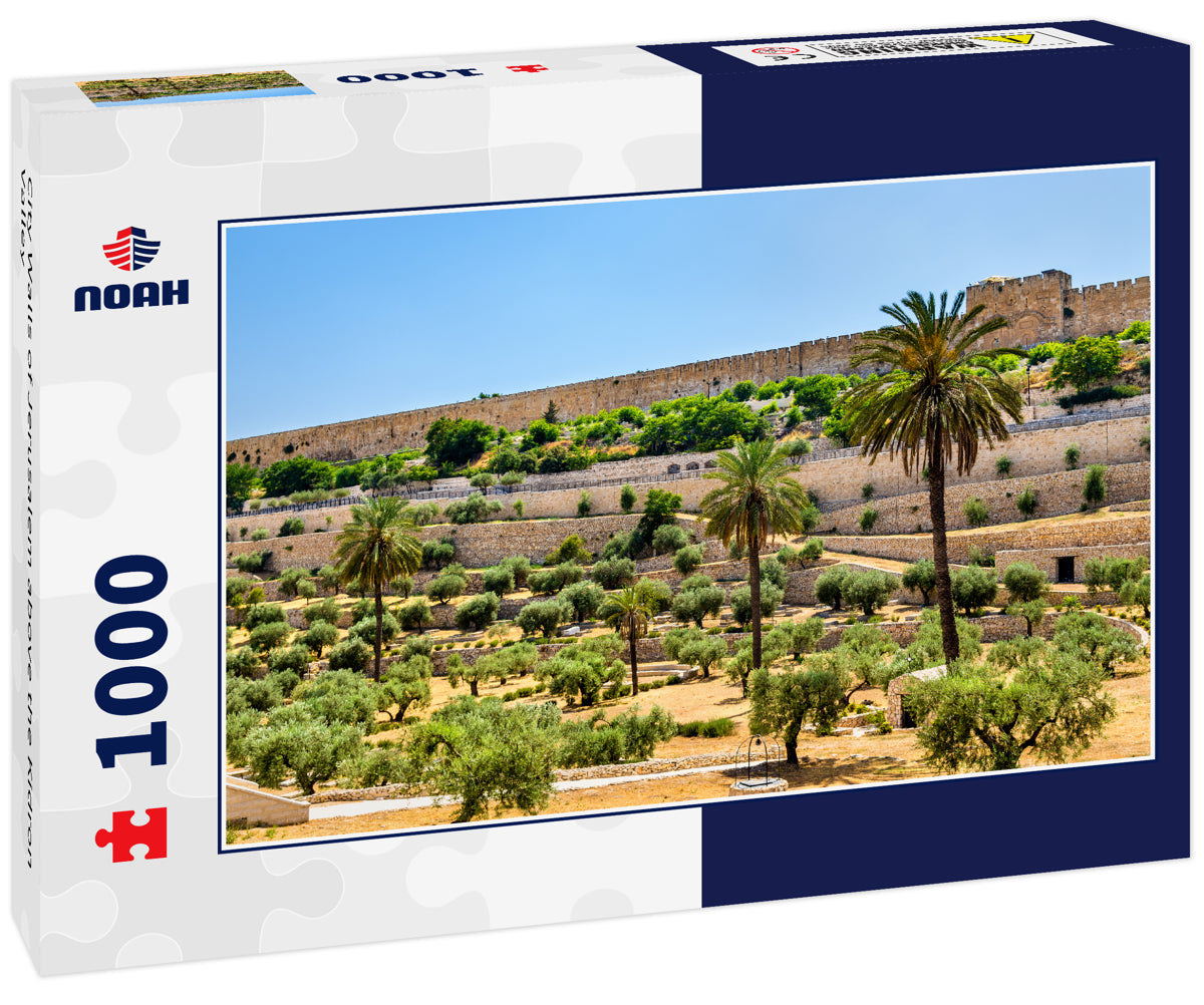 City Walls of Jerusalem above the Kidron Valley