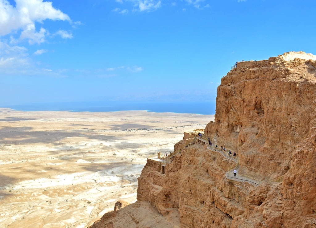 Ruins of fortress Masada, Israel