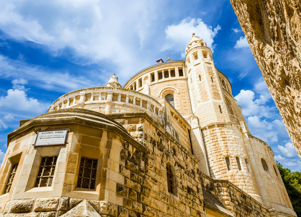 Abbey of Dormition (Church of the Cenacle) on mount Zion, Israel