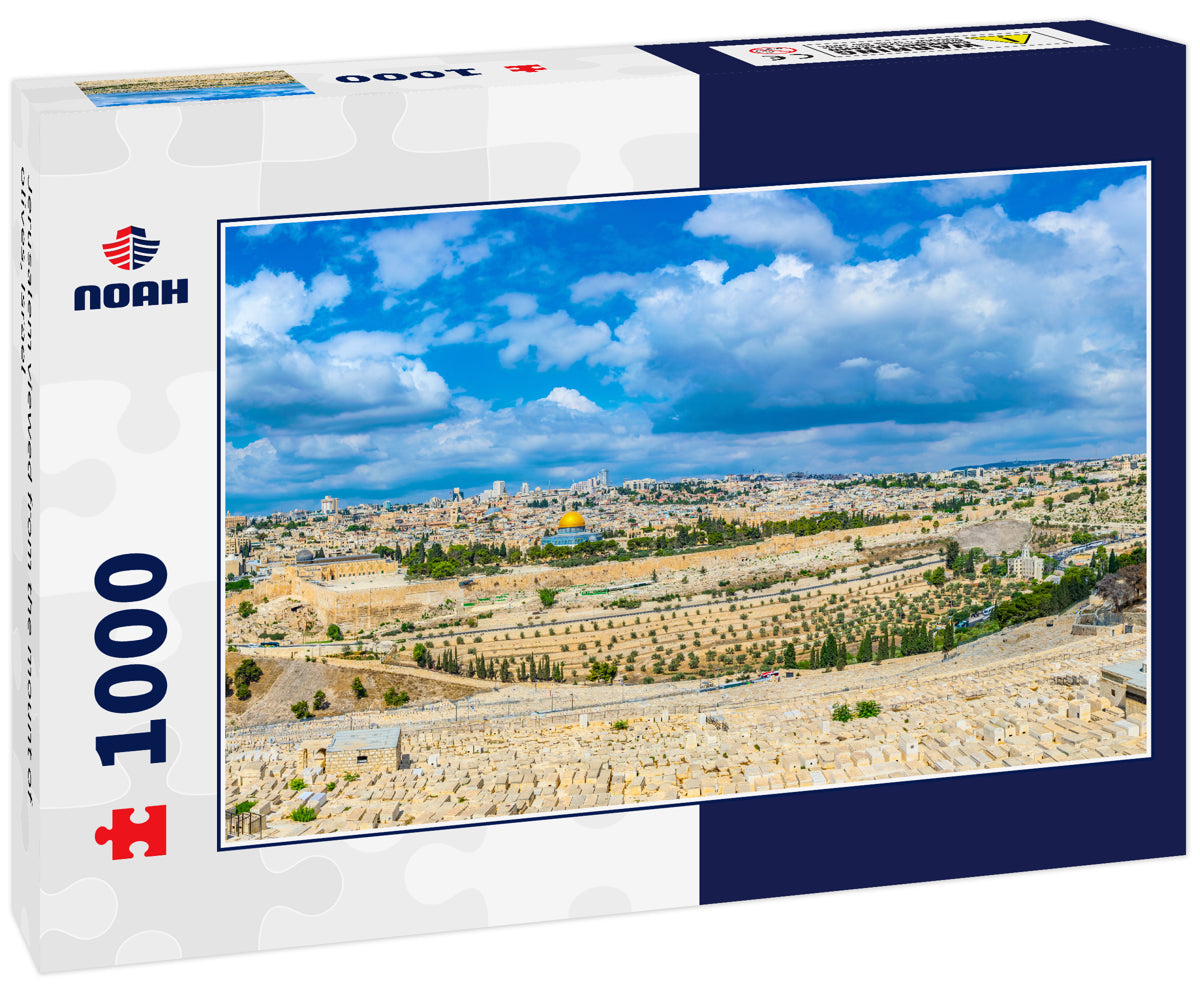 Jerusalem viewed from the mount of olives, Israel