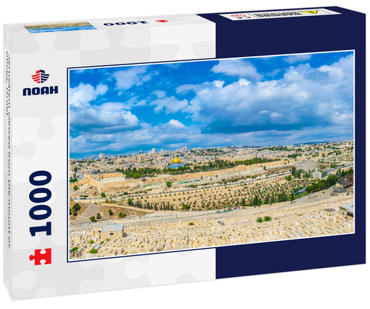 Jerusalem viewed from the mount of olives, Israel