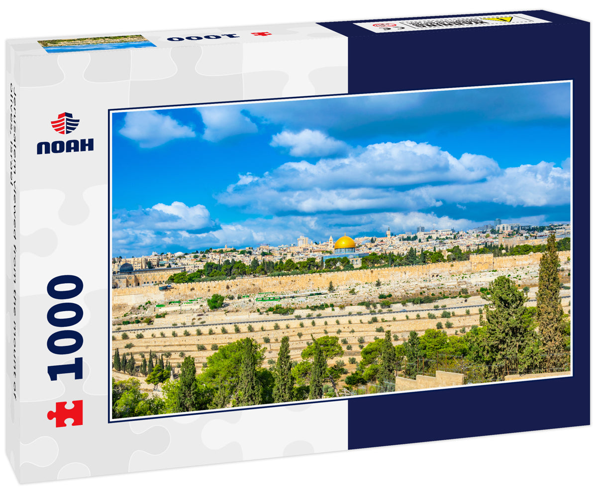 Jerusalem viewed from the mount of olives, Israel