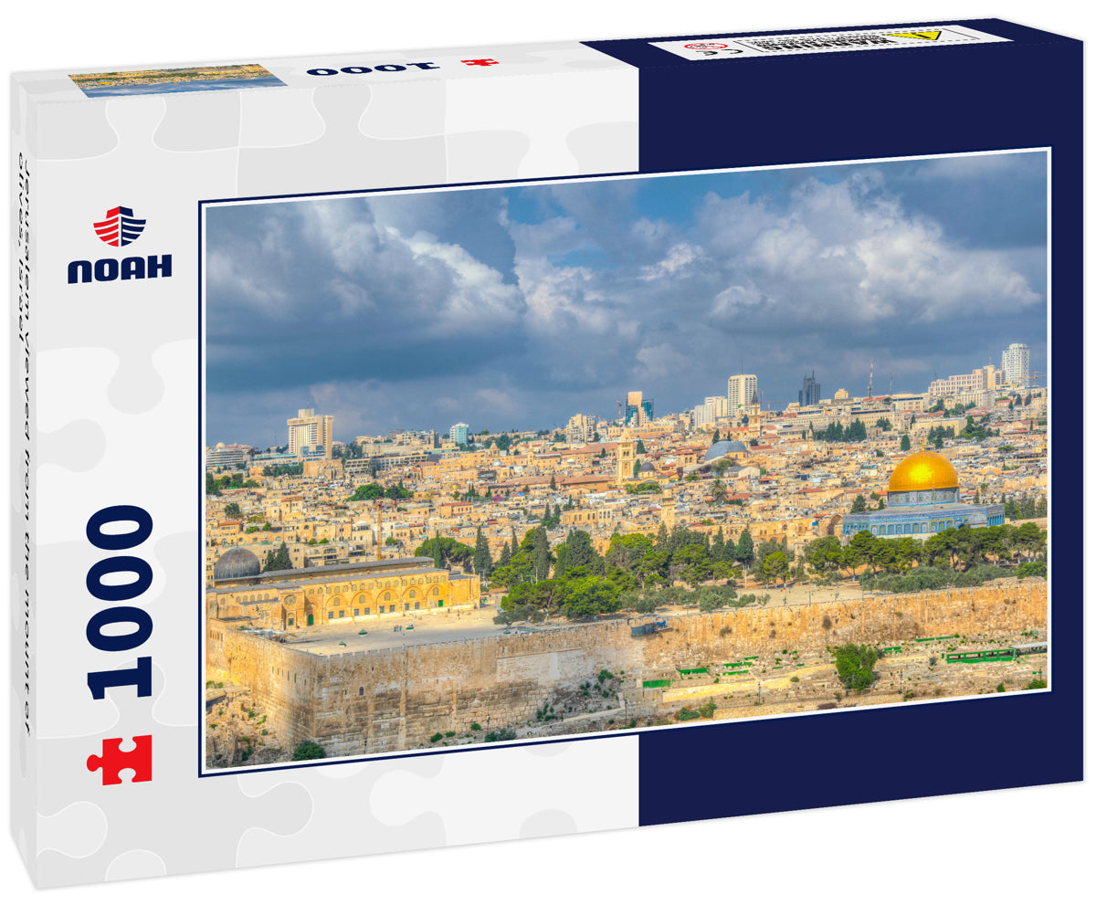 Jerusalem viewed from the mount of olives, Israel