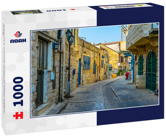 View of a narrow street in Tsfat/Safed, Israel