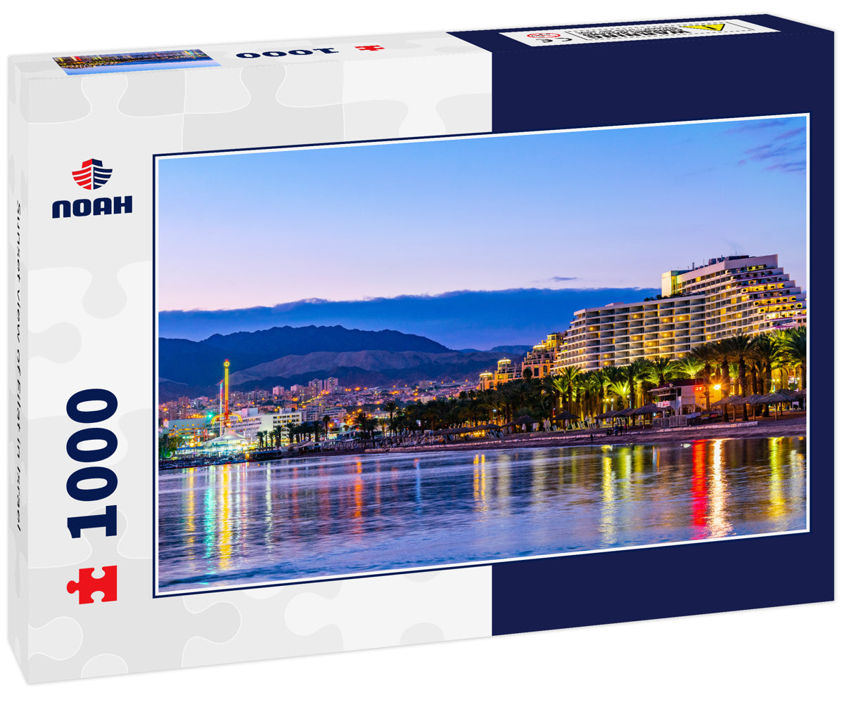 Sunset view of Eilat in Israel