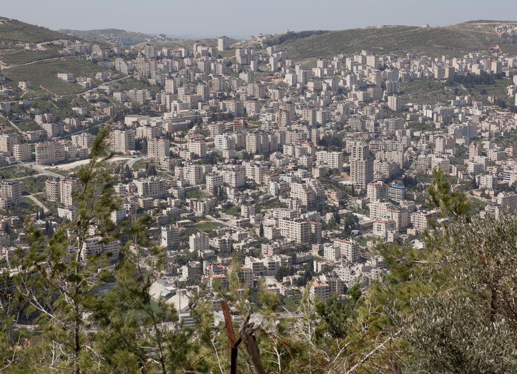 View of the city of Nablus