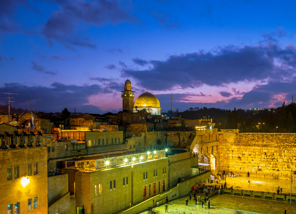 The Western Wall and Dome of the Rock, Jerusalem