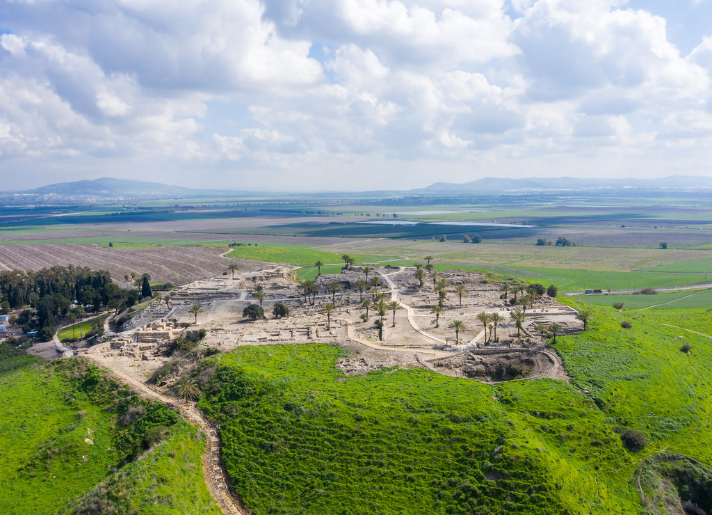 Tel Megiddo national park, Also known in Greek as Armageddon, A prophesied town for a battle during the end times