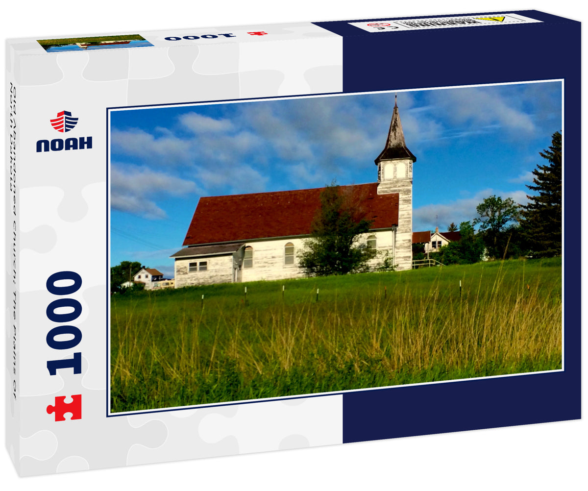 Old Abandoned Church; The Plains Of North Dakota