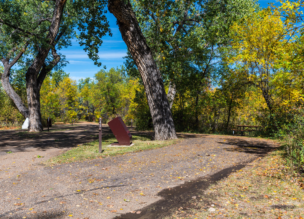 Juniper Campground, Theodore Roosevelt National Park, North Dakota, United States