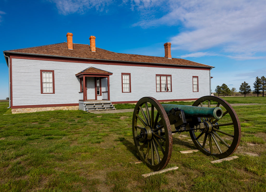 Fort Buford, North Dakota - Fort Buford Cemetery Site, 1866, confluence of the Missouri and Yellowstone River. Sitting Bull surrendered here