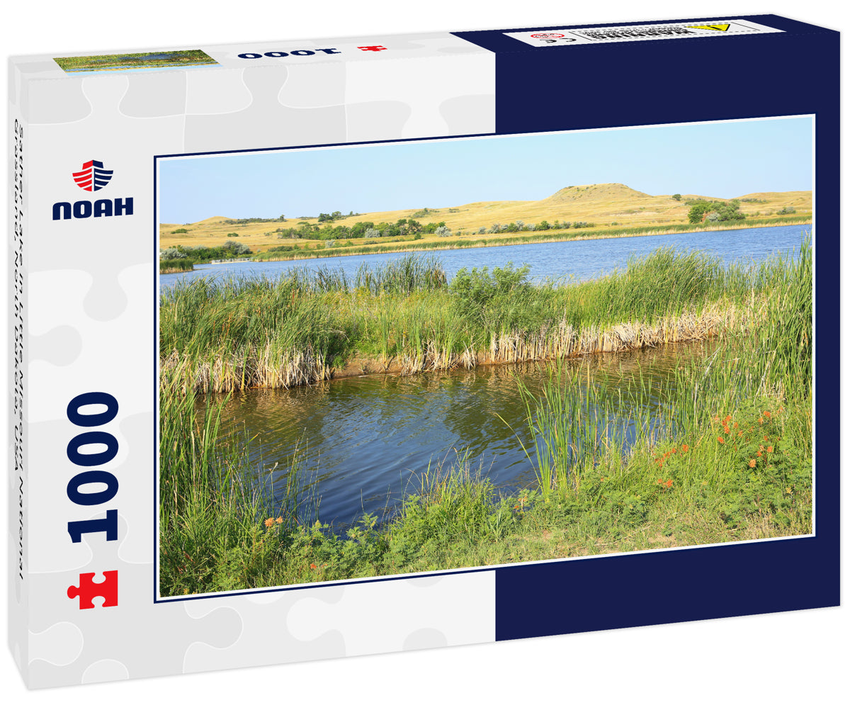 Sather Lake in Little Missouri National Grassland, North Dakota, USA