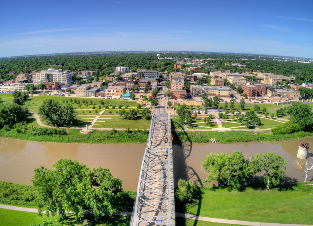 Grand Forks is a Large North Dakota Town on the Red River at the Intersection of Highway 2 and Interstate 29 one Hour south of the Canada Border