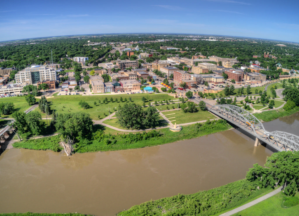 Grand Forks is a Large North Dakota Town on the Red River at the Intersection of Highway 2 and Interstate 29 one Hour south of the Canada Border