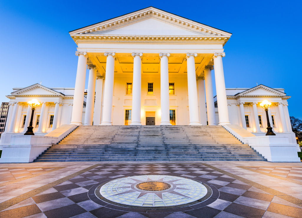 Virginia State Capitol in Richmond, Virginia, USA