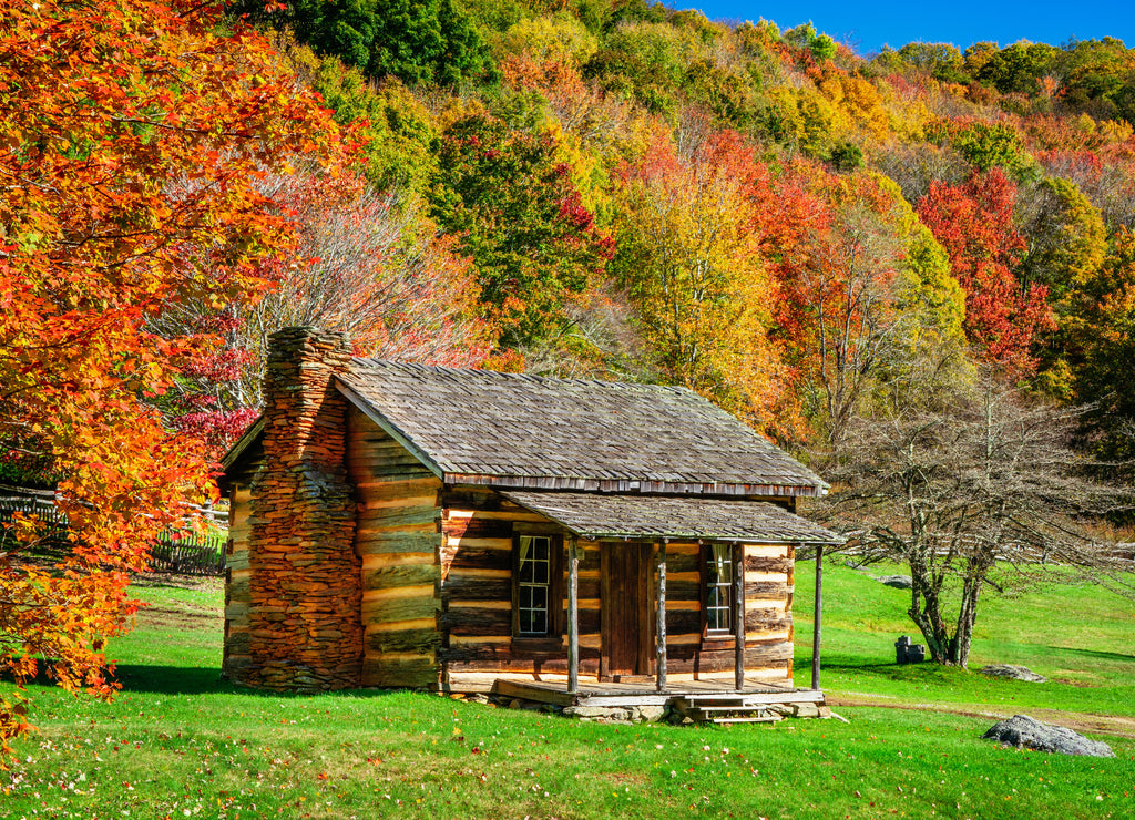 Grayson Highlands - Virginia State Park Historic Homestead Cabin