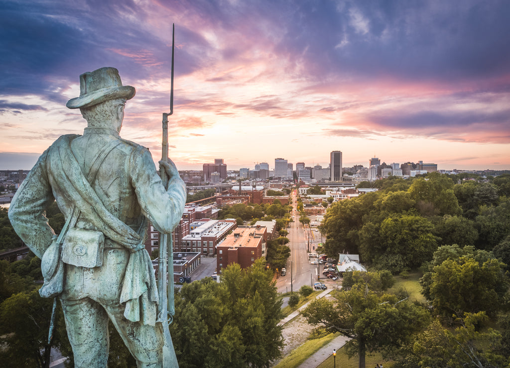 Confederate Soldiers and Sailors Monument in Richmond, Virginia