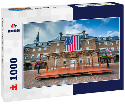 City Hall and Market Square, in the Old Town, of Alexandria, Virginia