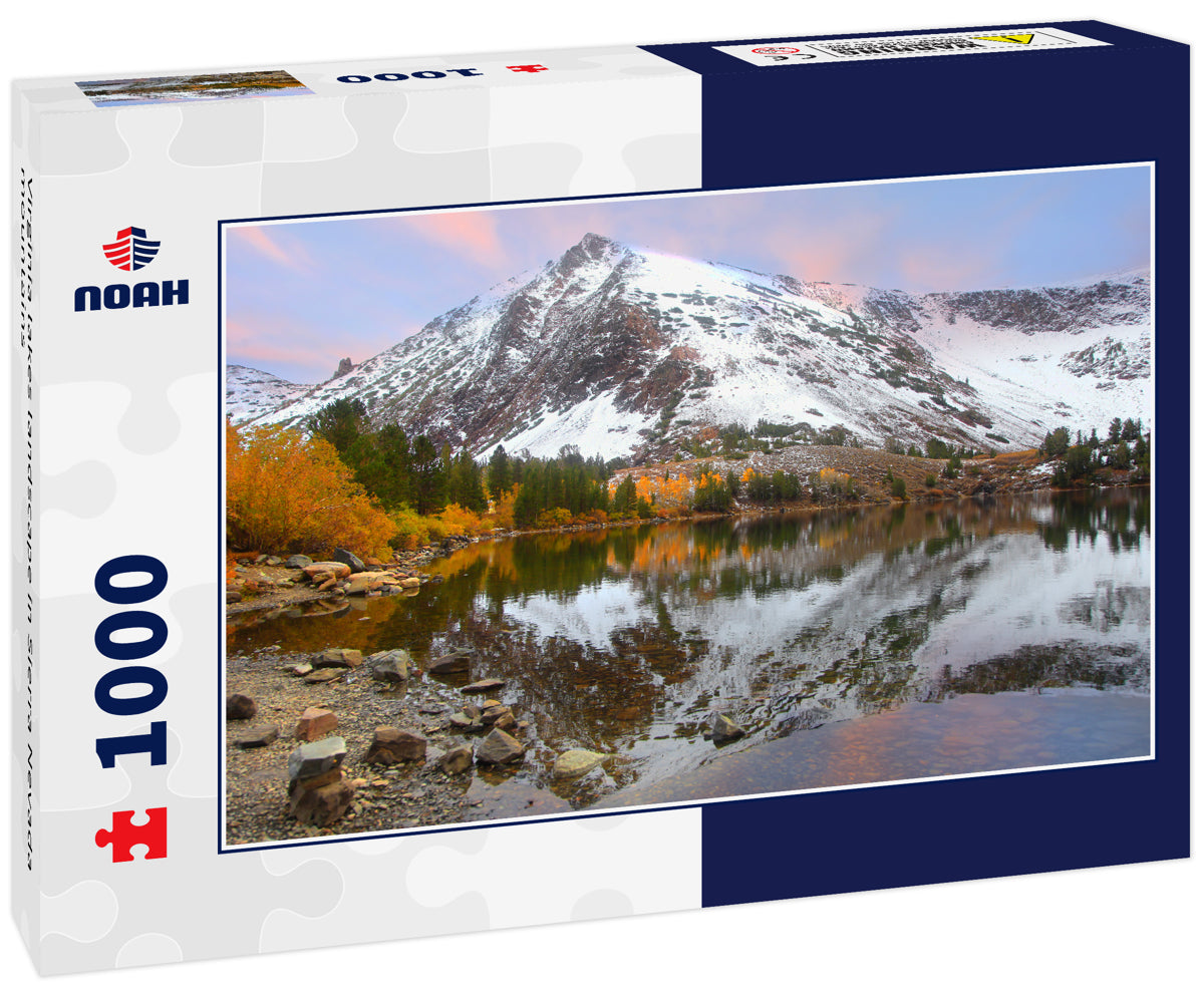 Virginia lakes landscape in Sierra Nevada mountains