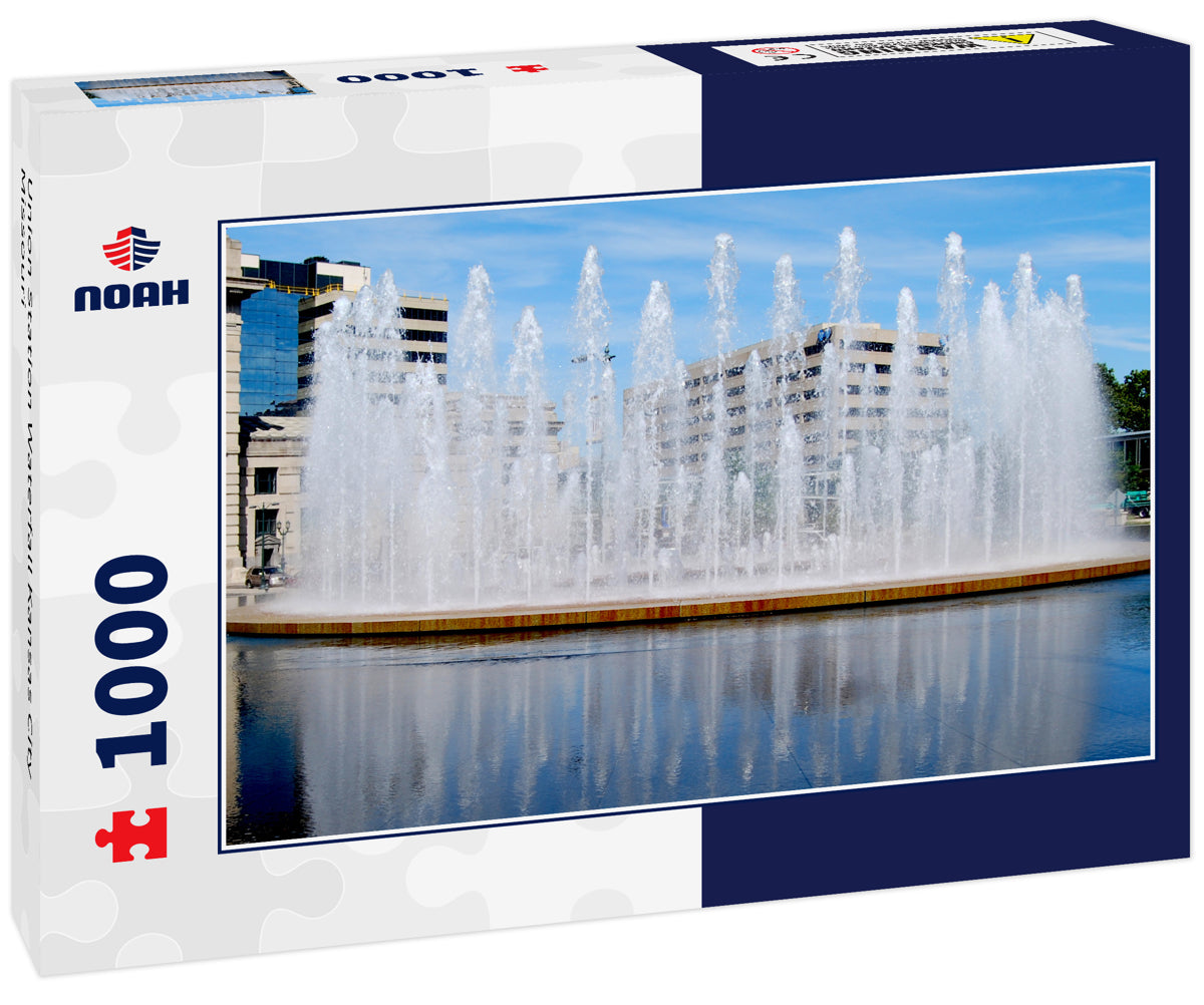 Union Station Waterfall Kansas City Missouri