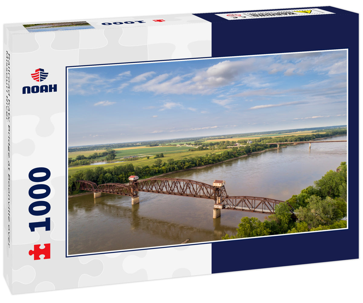 Railroad Katy Bridge at Boonville over Missouri River