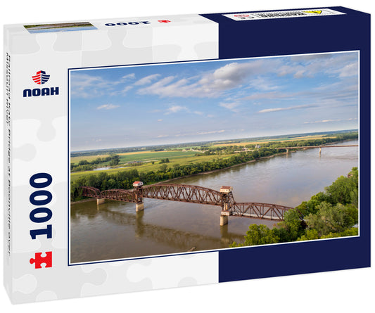 Railroad Katy Bridge at Boonville over Missouri River