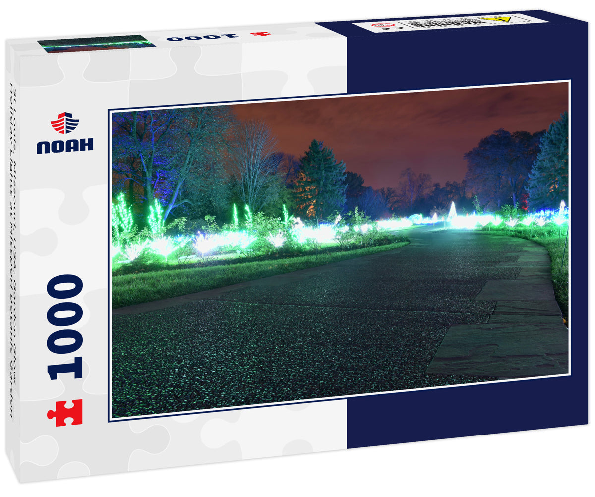 St Louis, Missouri, USA: Garden Glow Holiday Lights at Misspori Botanic Garden