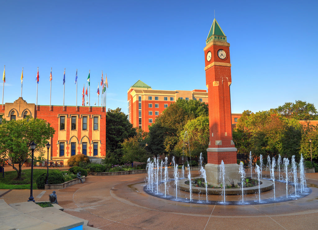 St. Louis, Missouri, USA - August 18, 2017: Saint Louis University in St. Louis, Missouri