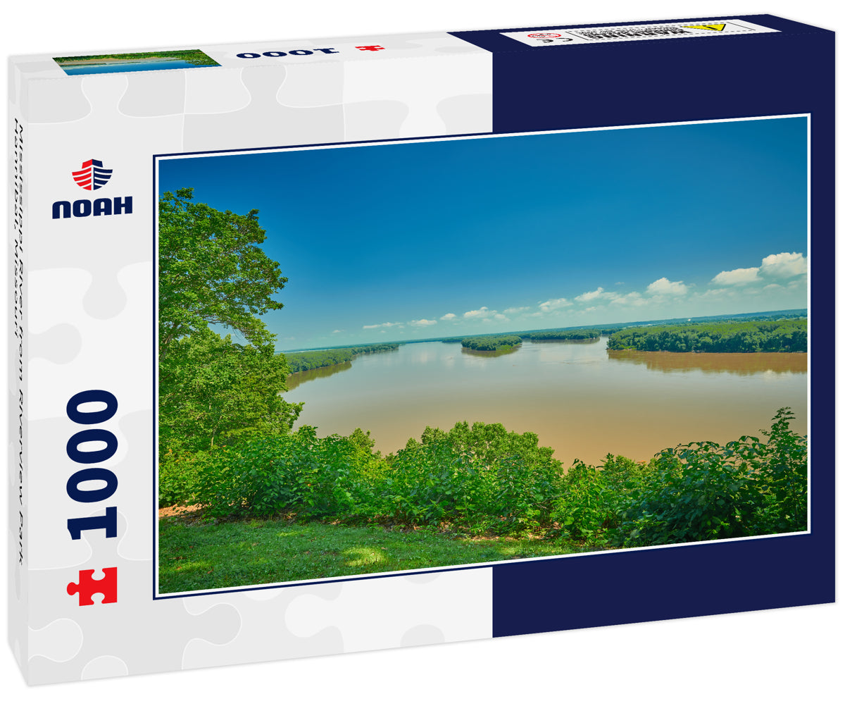 Mississippi River from Riverview Park Hannibal, Missouri