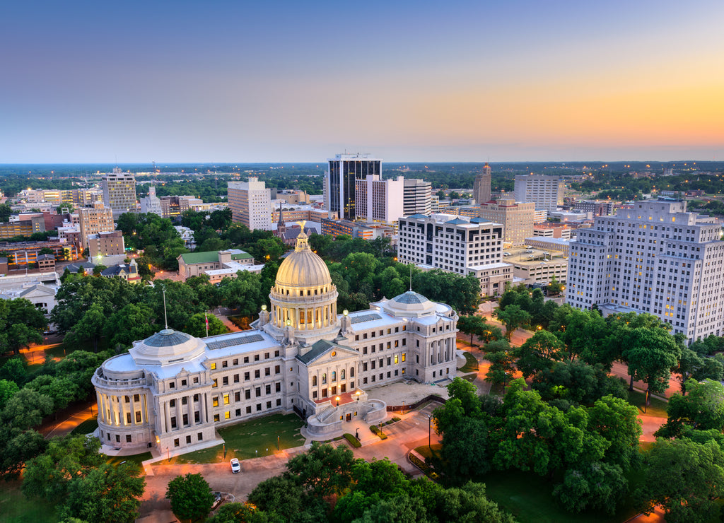 Jackson, Mississippi Skyline