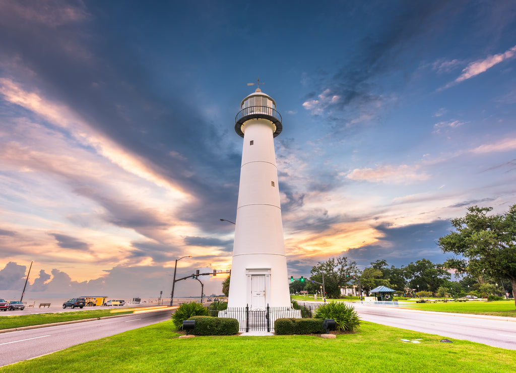 Biloxi, Mississippi USA at Biloxi Lighthouse