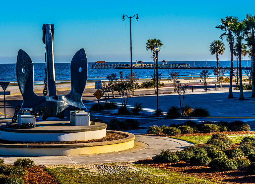 Joseph T. Jones Educational Plaza/Recreational Area includes Pedestrian Bike Trail, Leo Seal Educational Plaza in Gulfport/Biloxi Mississippi area