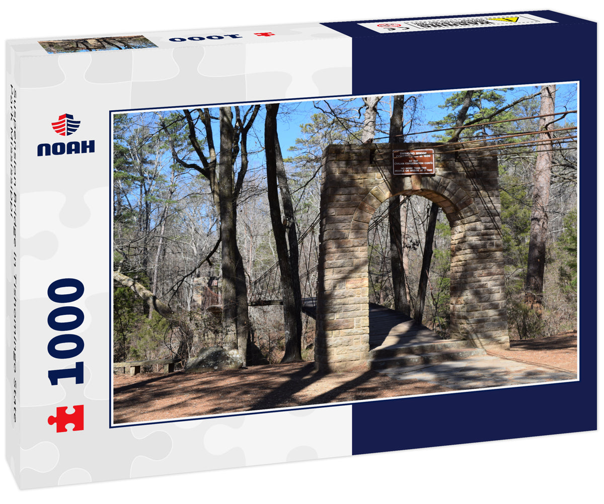 Suspension Bridge in Tishomingo State Park Mississippi