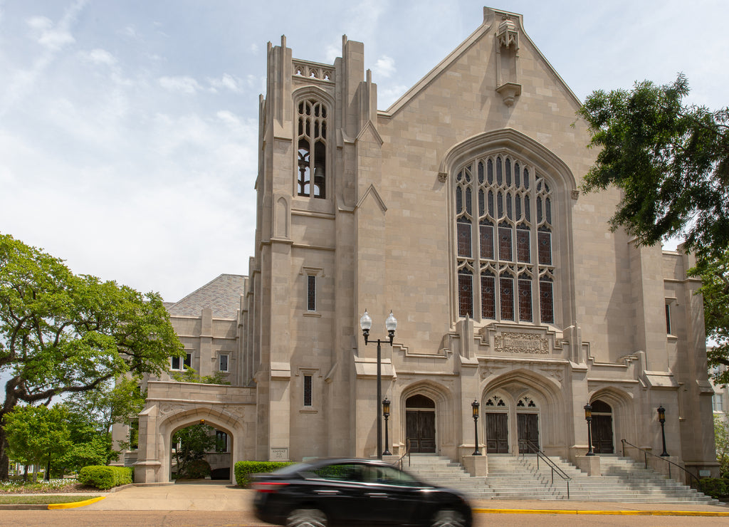 Jackson, Mississippi / USA: First Baptist Church of Jackson, Mississippi original chapel