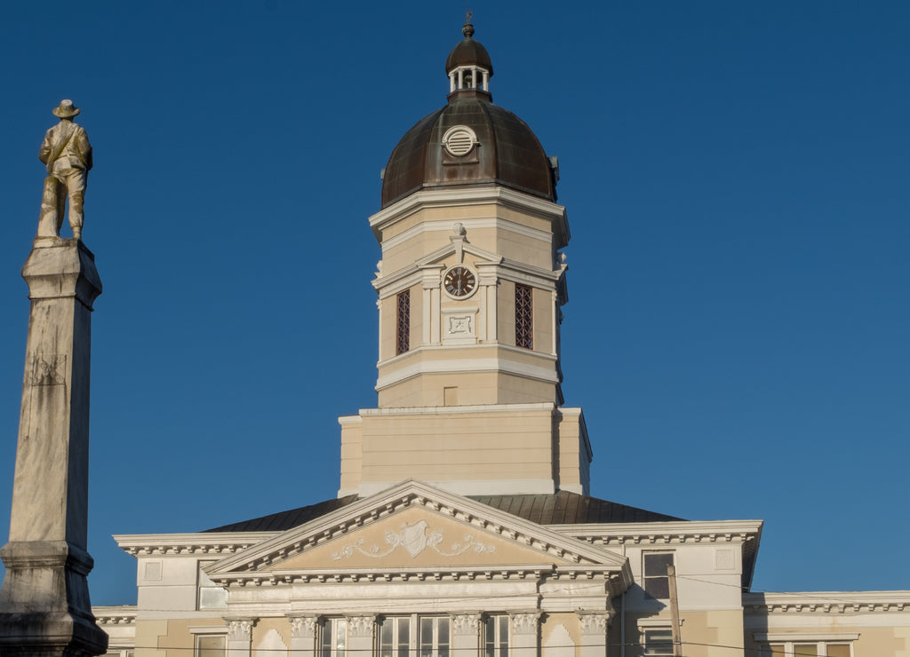 Claiborne County courthouse at Port Gibson, Mississippi