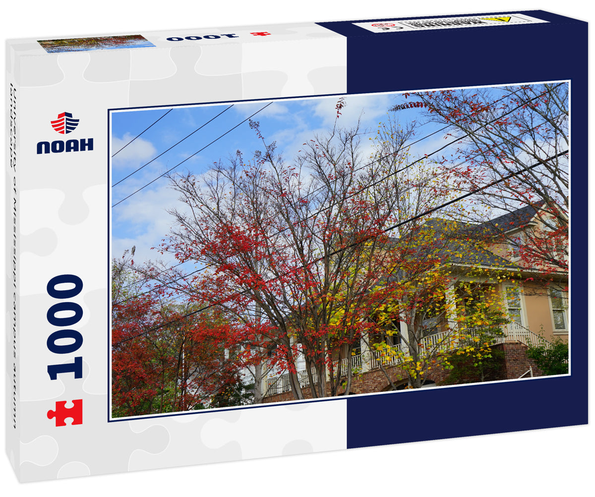 University of Mississippi campus autumn landscape