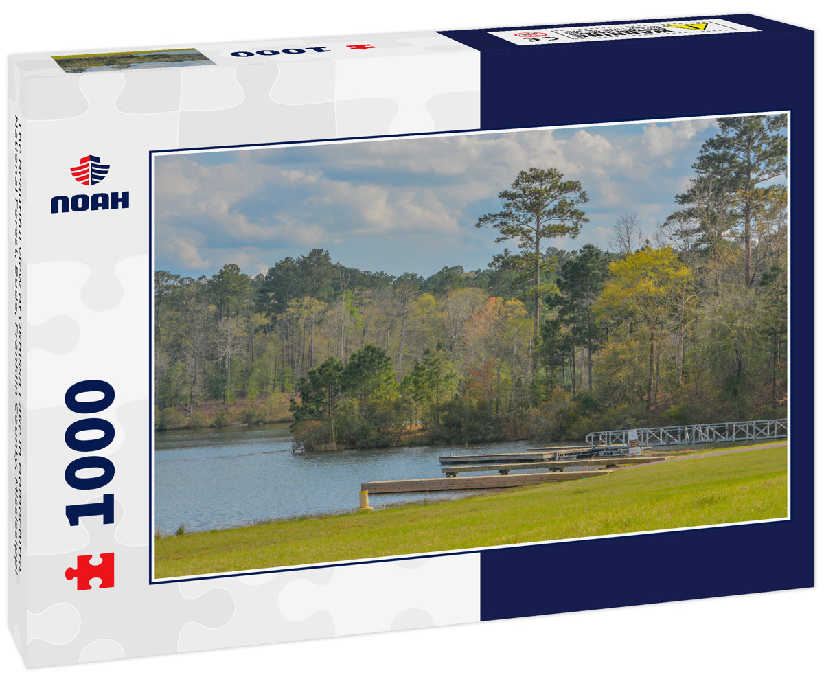 The beautiful view of Okhissa Lake in Homochitto National Forest, Bude, Franklin County, Mississippi