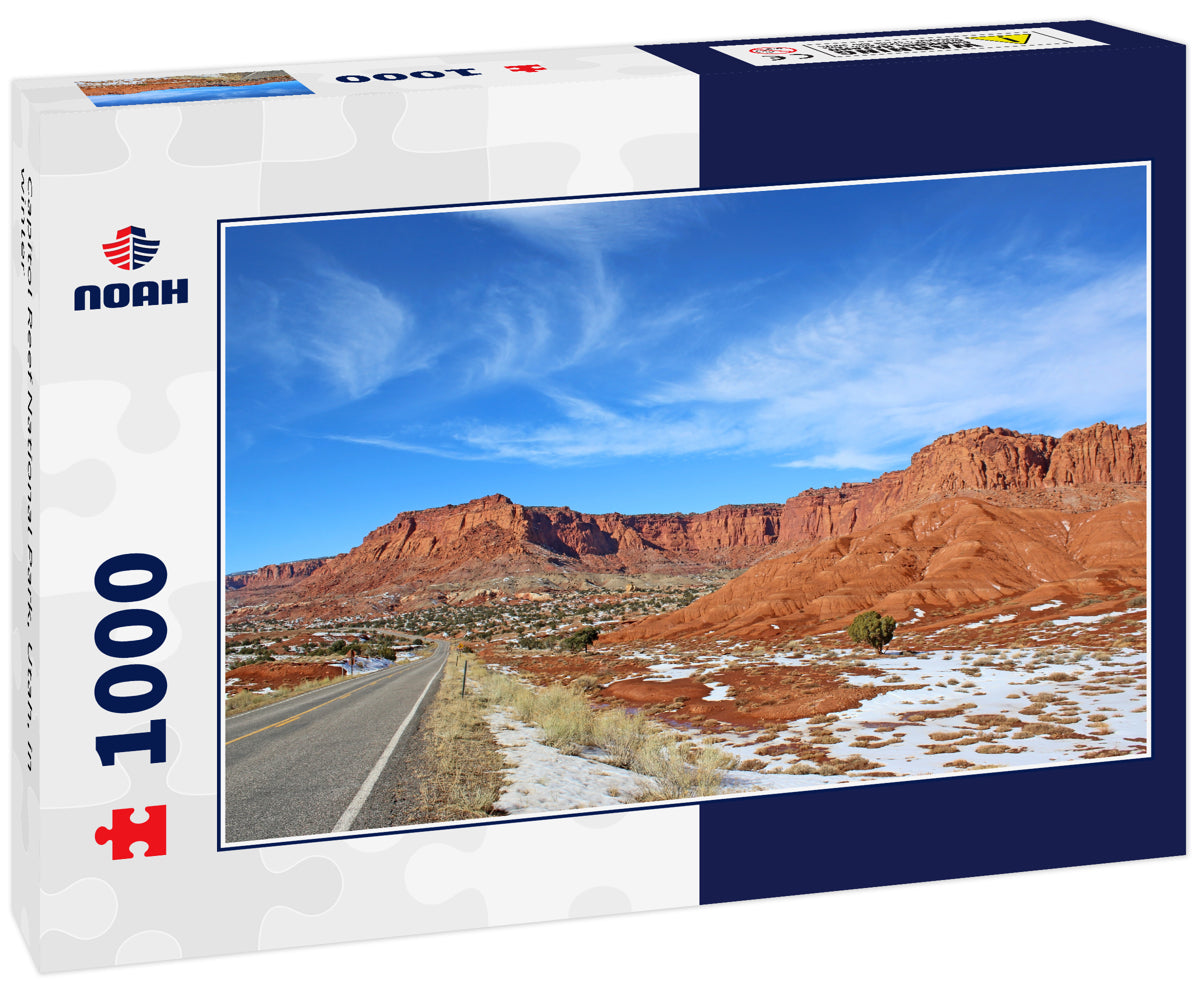 Capitol Reef National Park, Utah, in winter