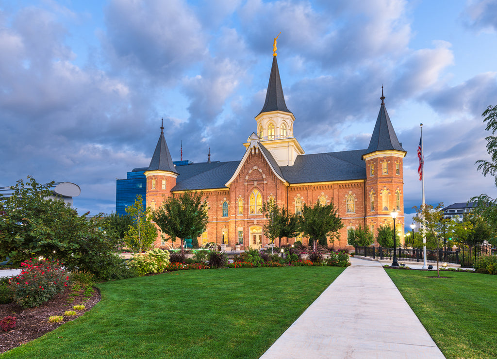 Provo, Utah, USA at Provo City Center Temple