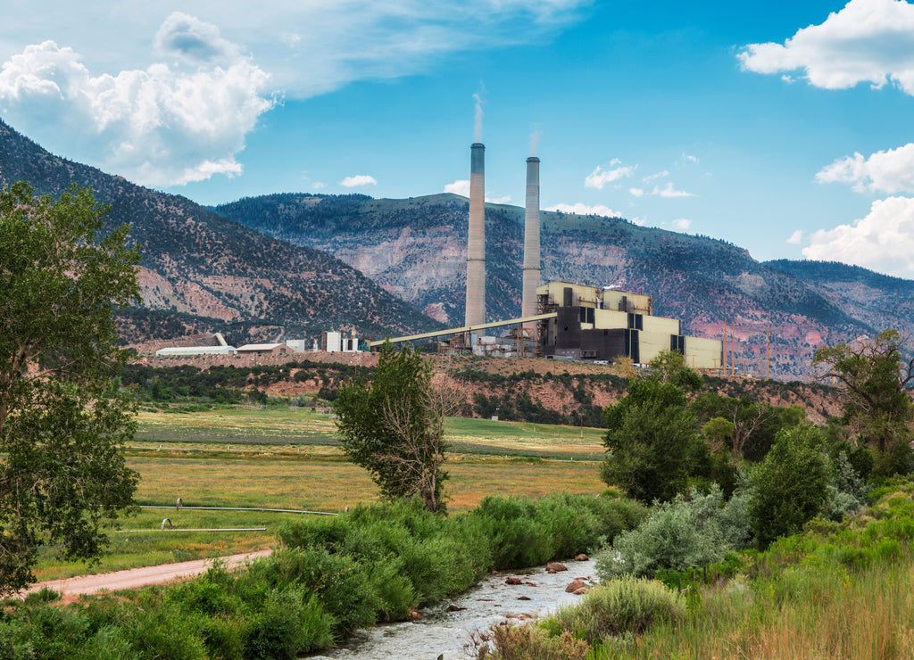 Coal Burning Power Plant in Central Utah