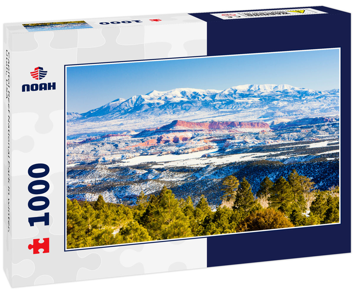 Capitol Reef National Park in winter, Utah, USA
