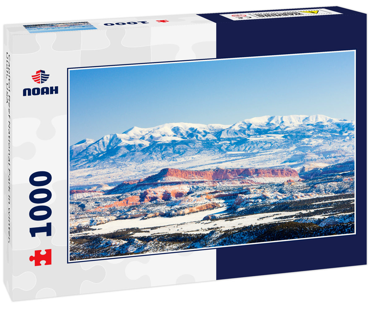 Capitol Reef National Park in winter, Utah, USA