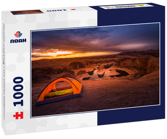 Remote Camping Lake Powell Reflection Canyon Utah USA