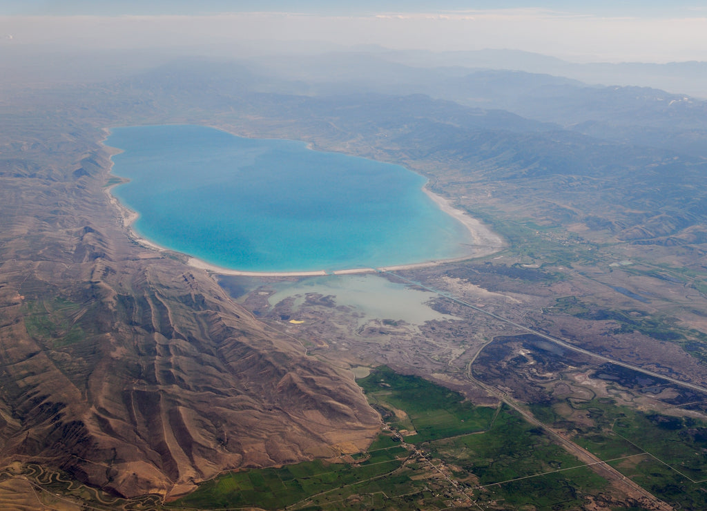 Turquoise Bear Lake in Idaho and Utah United States